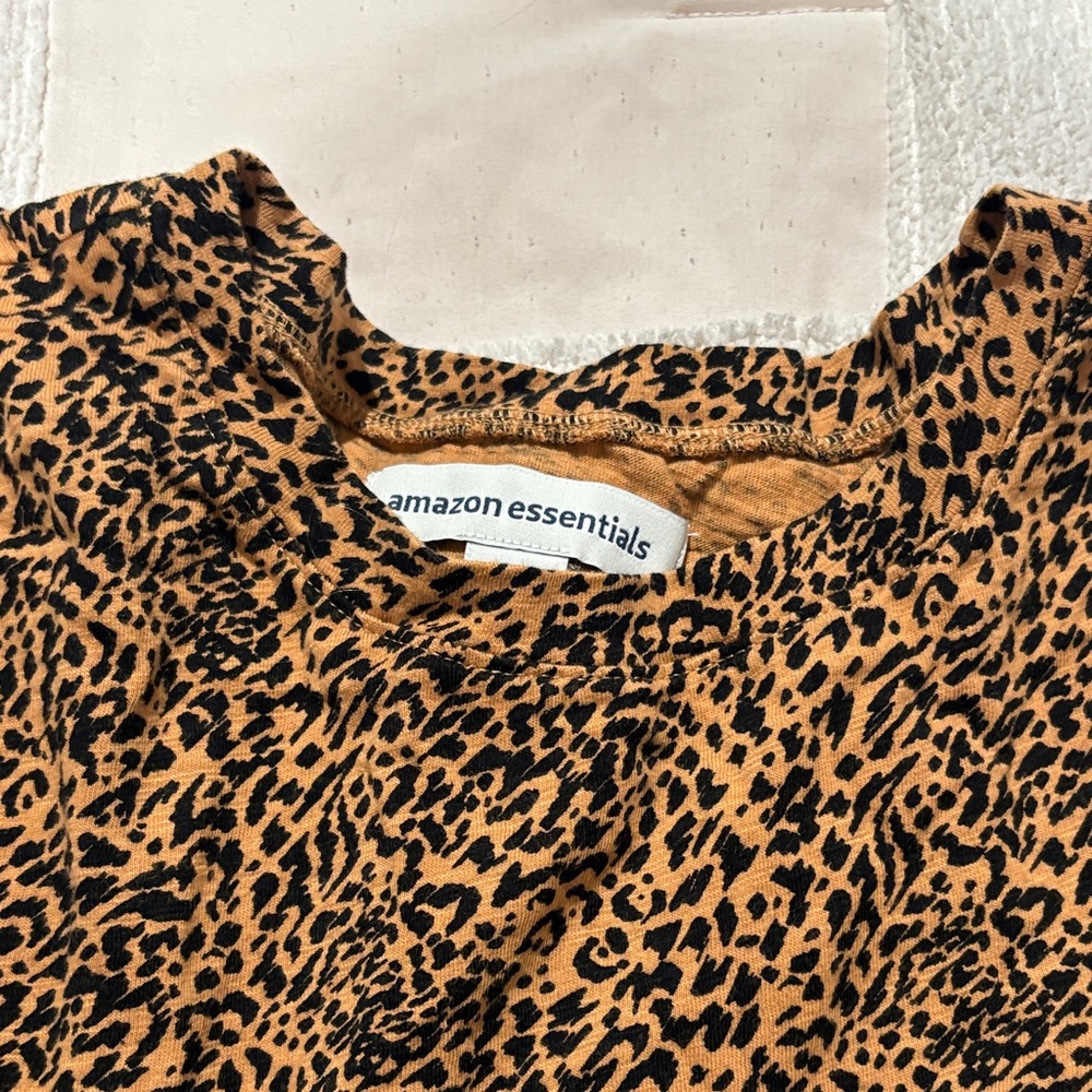 Amazon Essentials Leopard Print Dress - image 2